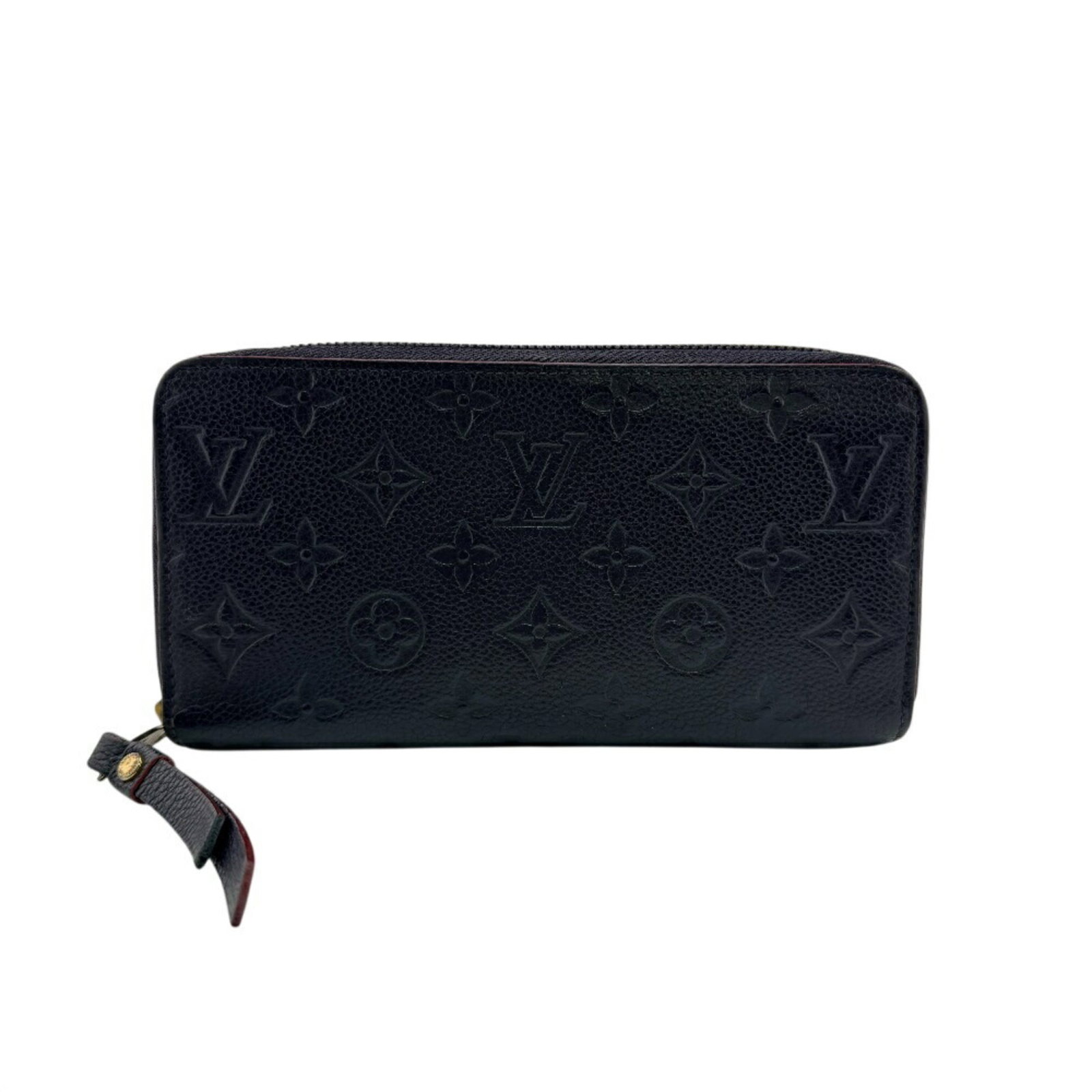 Louis Vuitton M62121 Zippy Wallet Round Monogram Empreinte Long Navy Unisex: Louis Vuitton M62121 Zippy Wallet Round Monogram Empreinte Long Navy Unisex Navy blue Monogram Empreinte design adds a touch of sophistication to this unisex Louis Vuitton M62121 Zippy Wallet,