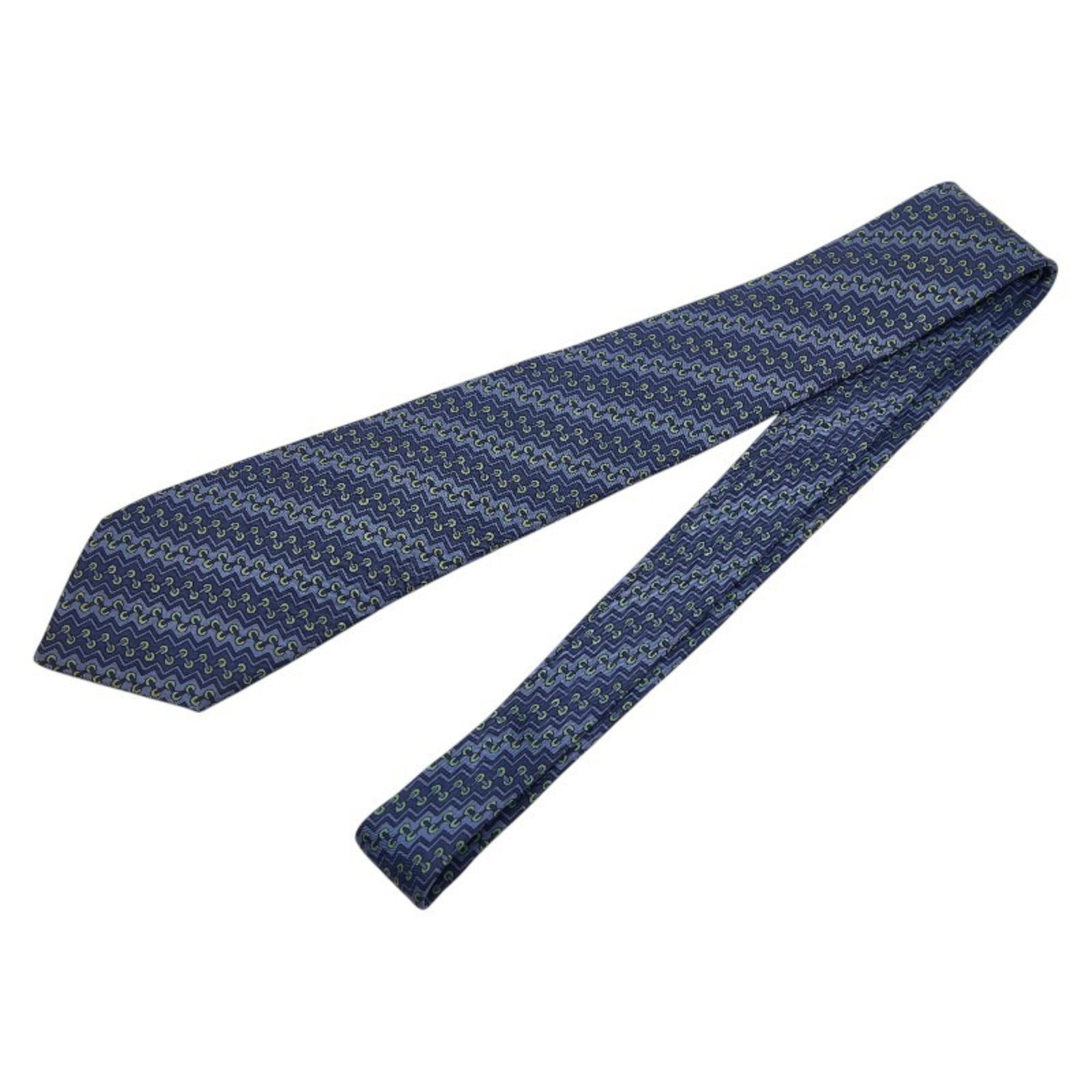 Hermes Silk Cravat: Hermes Silk Cravat Silk cravat from renowned French fashion house Hermes, featuring a striking blue and multi-color design. Made from high-quality silk with a total length of 146.5cm and a width of 8.