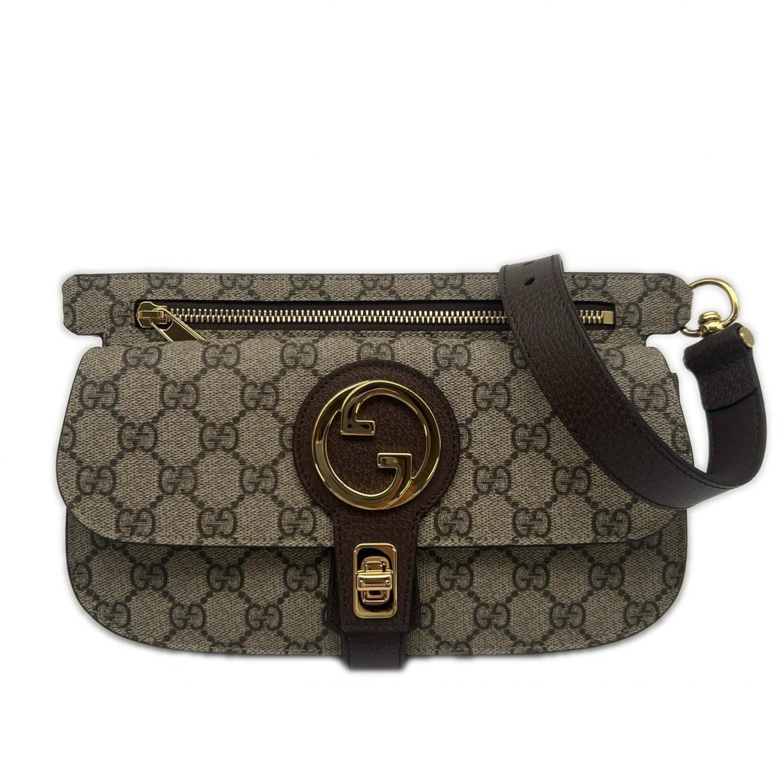 Gucci fanny pack supreme leather sling bag gg: Gucci fanny pack supreme leather sling bag gg Gucci's Blondie Belt Bag is a stylish and functional fanny pack made from GG Supreme leather, featuring a classic design with a beige and brown color