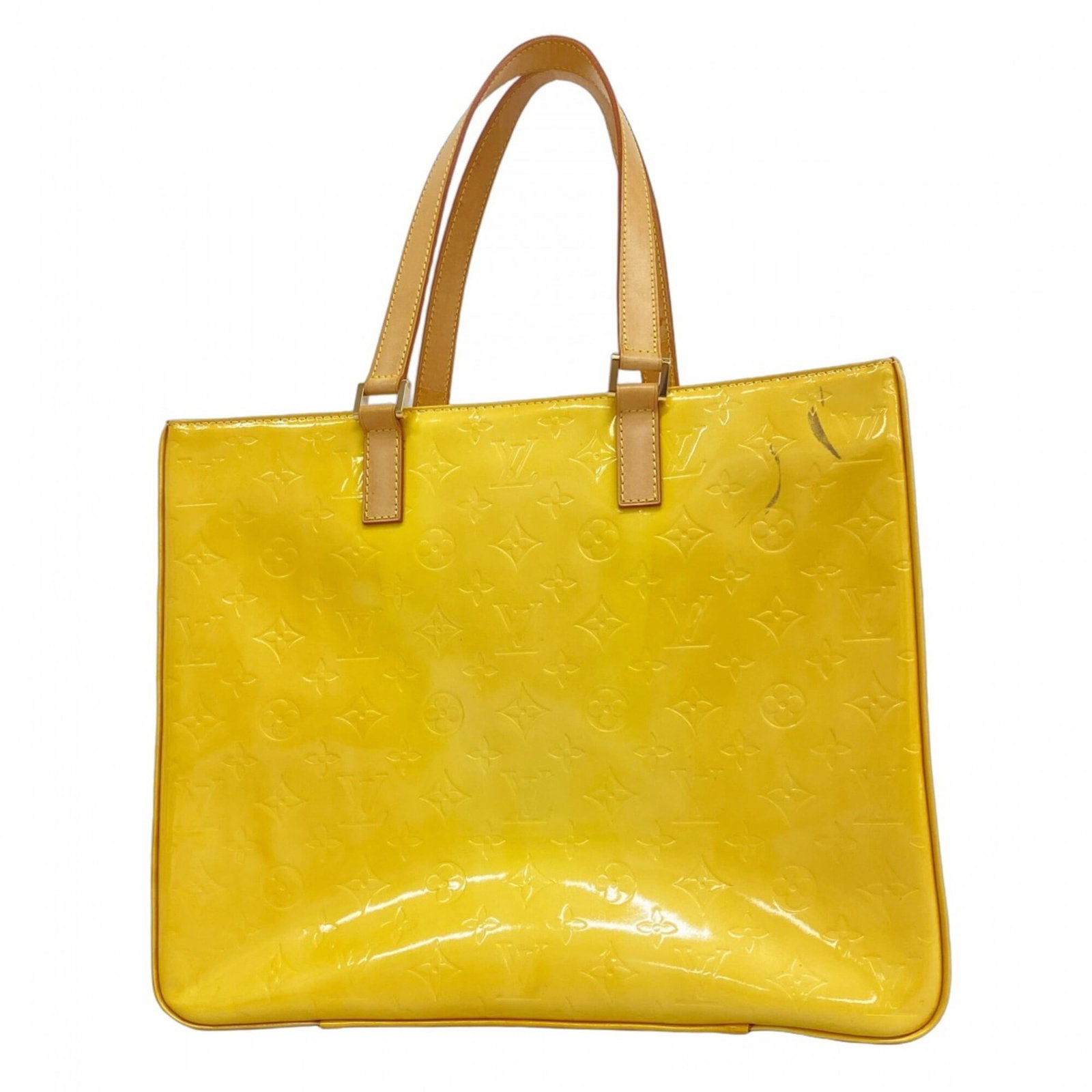 Tote Louis Vuitton: Tote Louis Vuitton Lime yellow tote bag from Louis Vuitton, measuring 30cm x 37cm x 9cm. This stylish tote features a classic design with clean lines and a durable construction. The bright lime