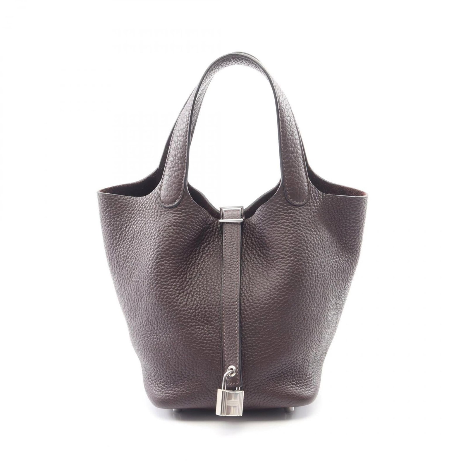 Handbag Taurillon Leather Clemence by Hermes: Handbag Taurillon Leather Clemence by Hermes Taurillon clemence leather provides a rich, luxurious feel to the Handbag Clemence by Hermes. This classic design features a timeless combination of style