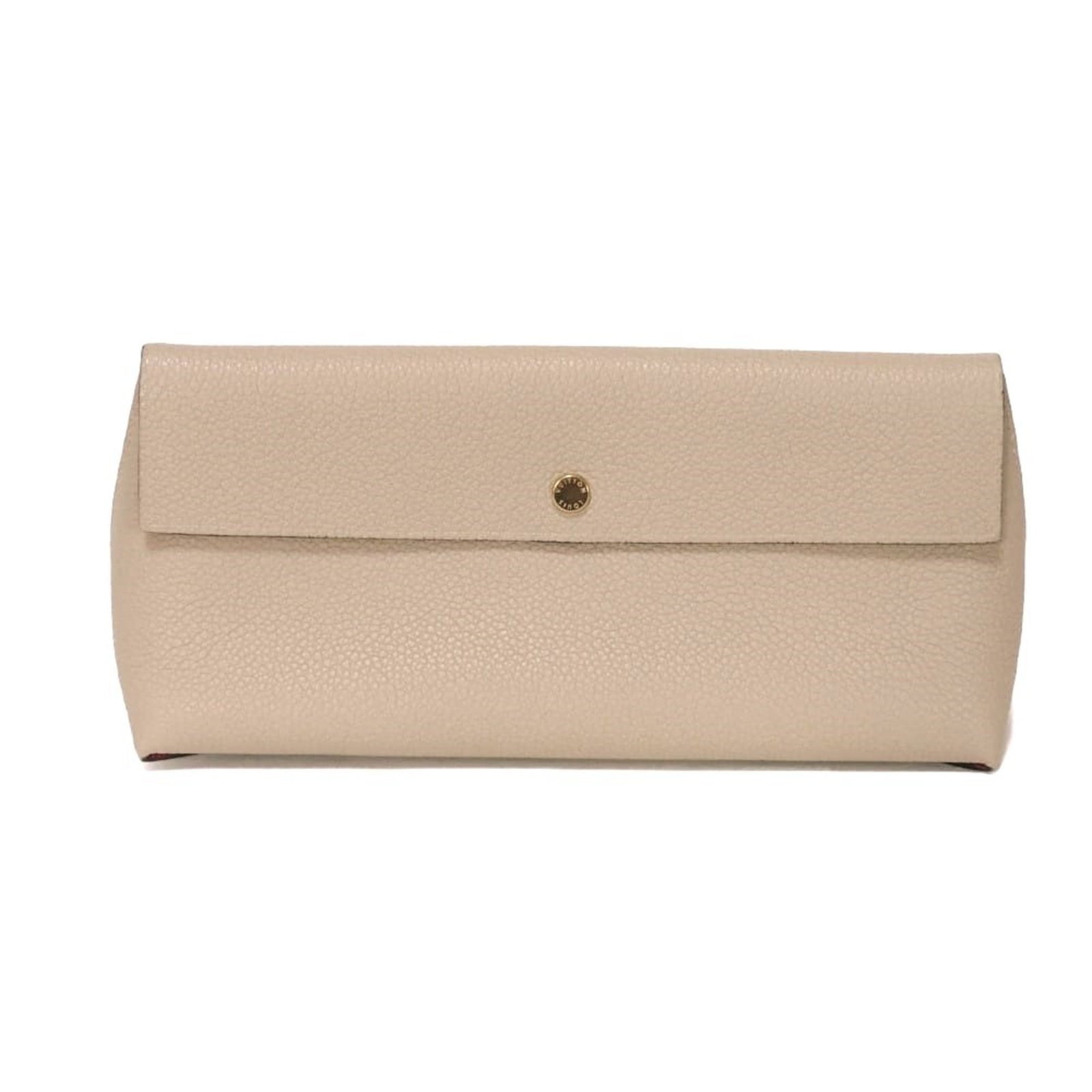Pouch of Leather from Louis Vuitton: Pouch of Leather from Louis Vuitton Bicolor, Galle, Gray, Grayish, Grenade embossed leather and Taurillon leather come together in this Pochette, Pouch from Louis Vuitton. Measuring 9.5cm x 20cm x
