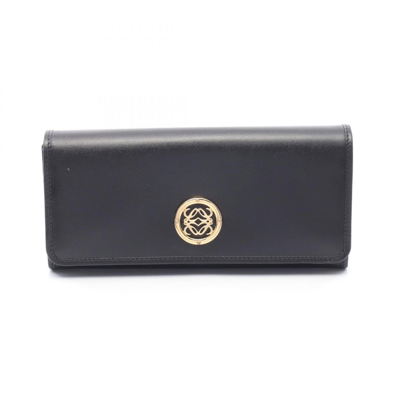 Long Wallet Leather Bi Fold: Long Wallet Leather Bi Fold This long, black bi-fold wallet features premium leather construction and a sleek design. Made with attention to detail, its compact size and sturdy build make it a