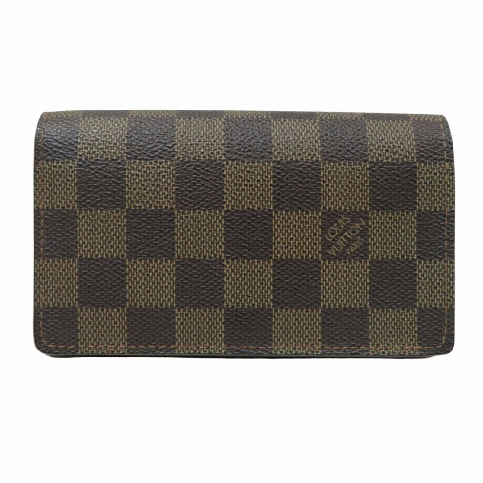Damier Canvas Bi Fold Wallet Louis Vuitton: Damier Canvas Bi Fold Wallet Louis Vuitton Damier Canvas Bi Fold Wallet Louis Vuitton - A classic, stylish accessory featuring the iconic Damier pattern in brown. This bi-fold wallet boasts a durable 