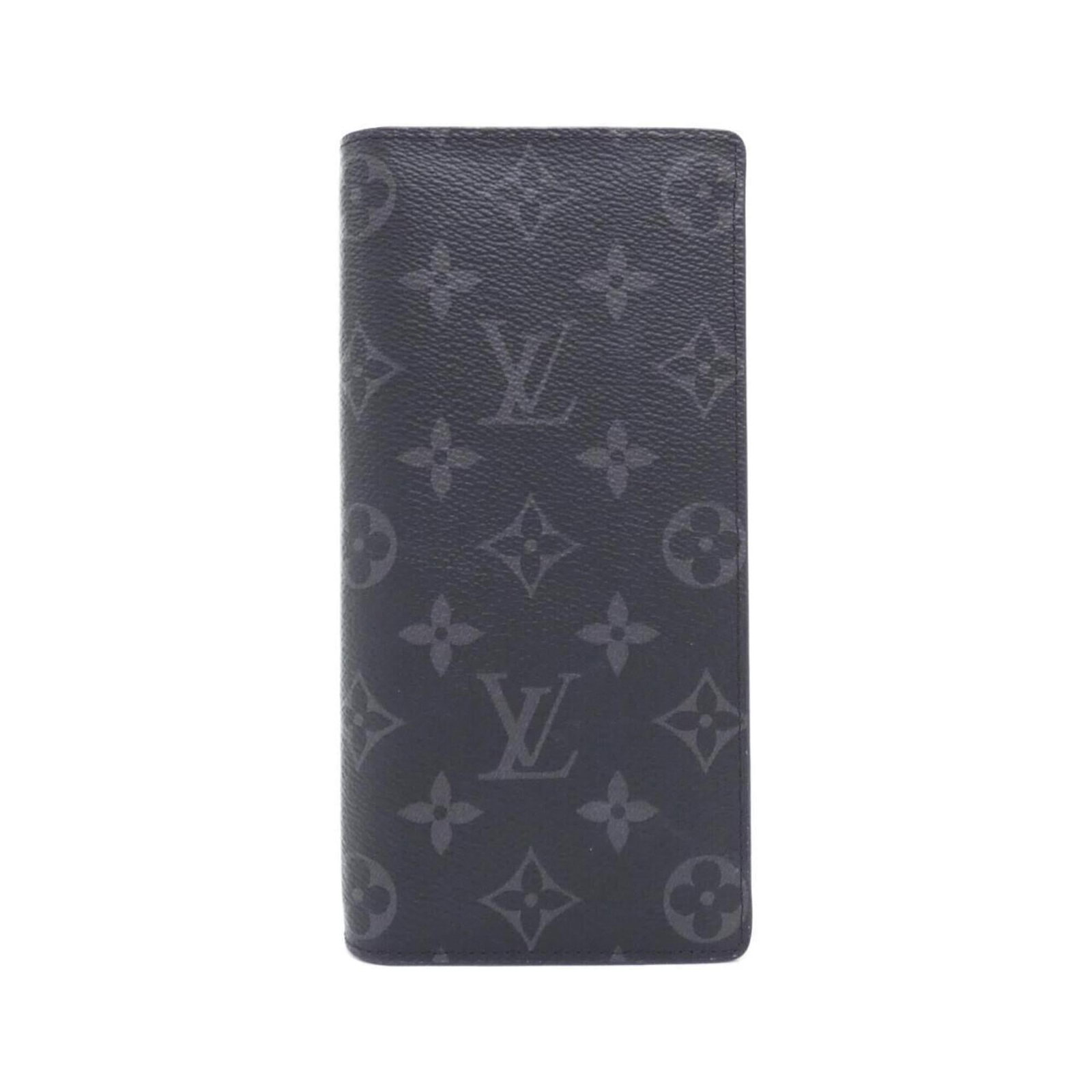 Canvas Long Wallet Bi Fold Coated Louis Vuitton: Canvas Long Wallet Bi Fold Coated Louis Vuitton Canvas Long Wallet Bi Fold Coated Louis Vuitton in Black. This bi-fold wallet features coated canvas material and measures 19cm x 10cm x 2cm, making it