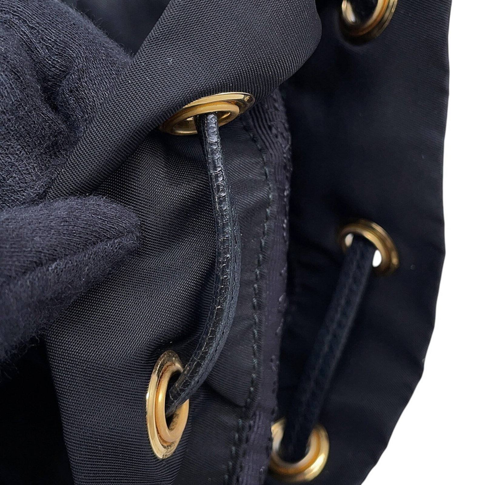 Handbag Backpack Nylon Leather Prada - 12
