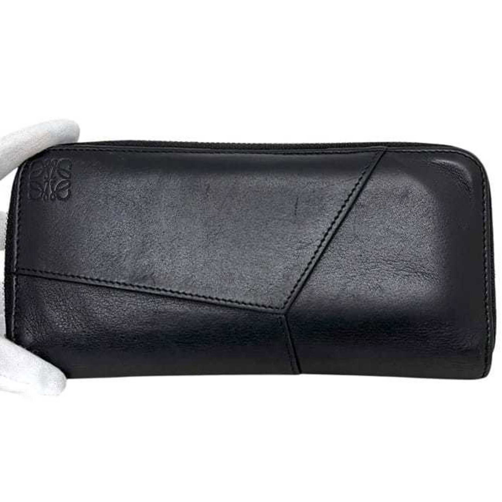 Long Wallet Leather Bi Fold - 10