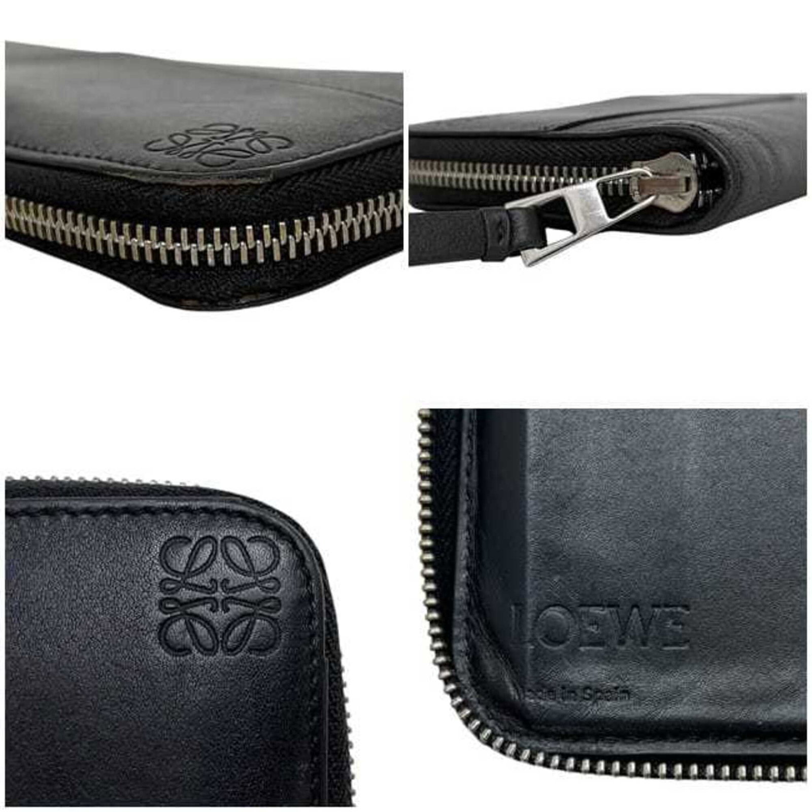 Long Wallet Leather Bi Fold - 6