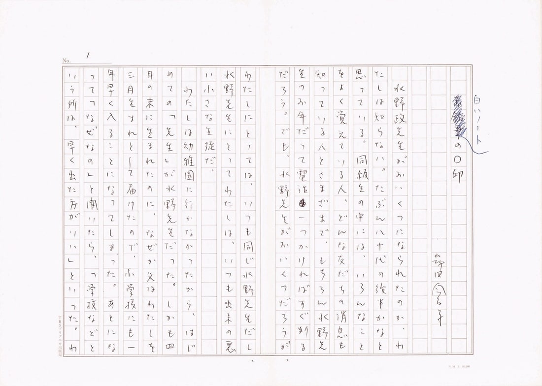 Kyoko Kishida Original Manuscript Draft White Notebook Circle Rare Mark: Kyoko Kishida Original Manuscript Draft White Notebook Circle Rare Mark Item Specifics: Artist: Kyoko Kishida Subject: Literature Material: Paper Style: Japanese Year Of Production: 2010 Product