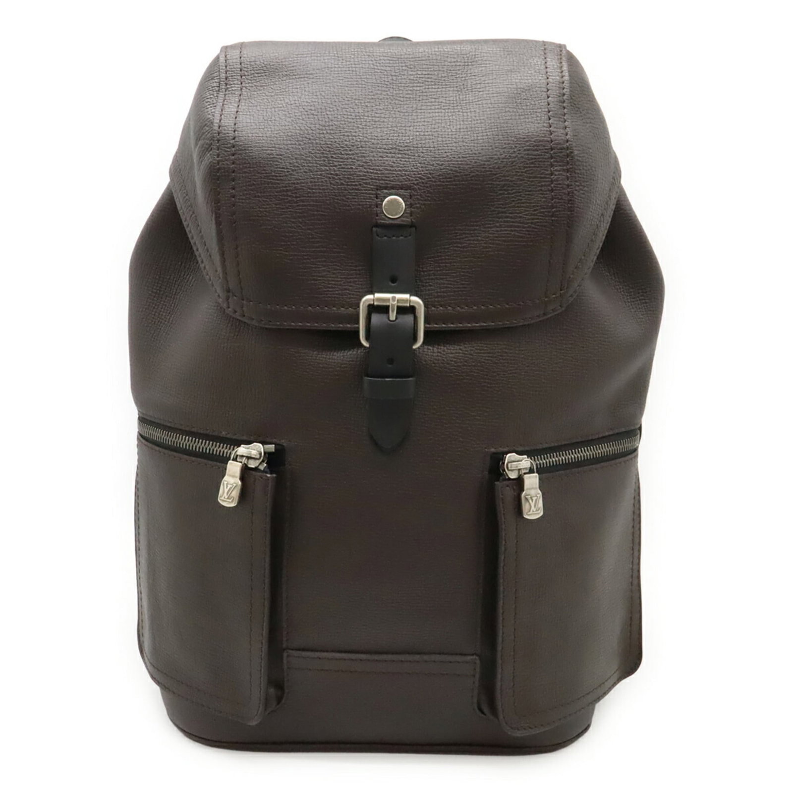 Louis Vuitton Backpack Utah Leather: Louis Vuitton Backpack Utah Leather 43cm x 30cm x 17.5cm / 16.92'' x 11.81'' x 6.88'' Louis Vuitton Backpack made from high-quality Utah leather in a classic Marron color, featuring the iconic LV