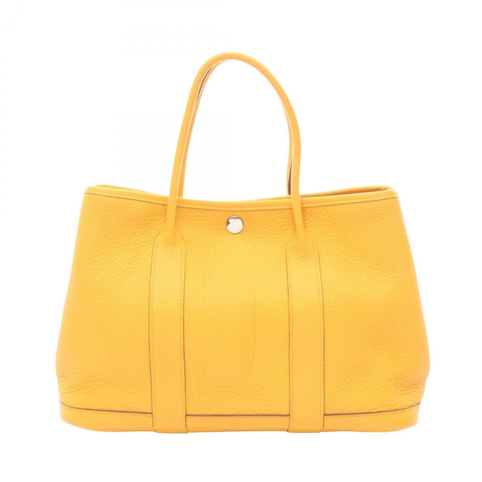 Hermes Handbag Tote Bag Negonda Leather: Hermes Handbag Tote Bag Negonda Leather Negonda leather gives this Herm?s tote bag its distinctive look and feel, with a bright yellow color that adds a pop of personality. Measuring 21cm x 30cm x