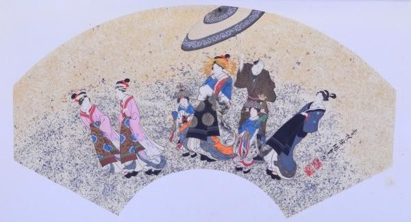 Shinbi Shoin Japanese Art Plate 1907 Utagawa Kunisada Courtesan: Shinbi Shoin Japanese Art Plate 1907 Utagawa Kunisada Courtesan Item Specifics: Artist: Utagawa Kunisada Subject: Courtesan (Yujo) Material: Paper Style: Japanese Size: 27 x 46 cm Product Disclaimer: