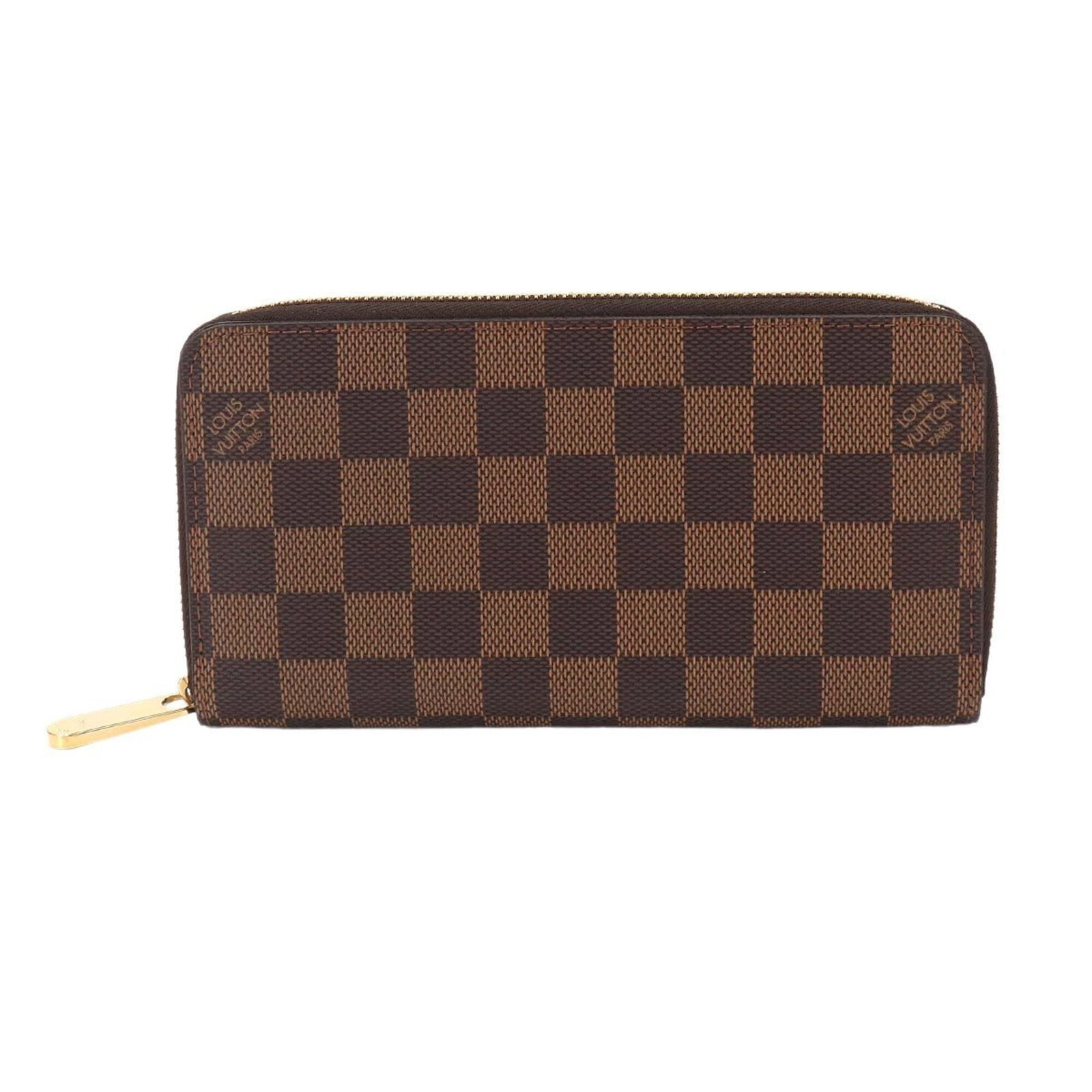 Louis Vuitton Long Wallet (Bi-Fold) Damier Canvas: Louis Vuitton Long Wallet (Bi-Fold) Damier Canvas Damier Canvas adds a touch of timeless elegance to the classic bi-fold design, while Ebene's subtle sheen elevates the style. Made from high-quality