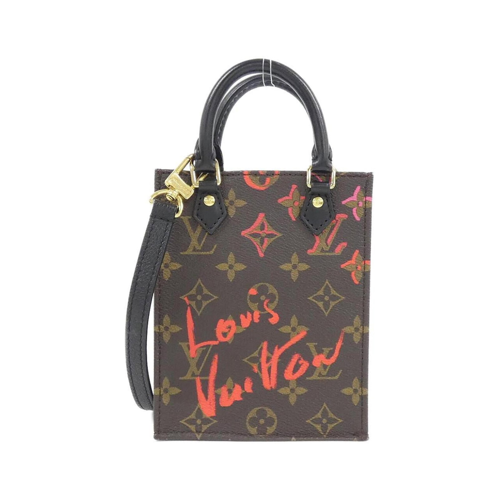 Louis Vuitton Monogram Handbag: Louis Vuitton Monogram Handbag Marron Monogram Louis Vuitton Handbag, 17cm x 14cm x 5cm. This iconic handbag boasts the signature Louis Vuitton monogram pattern in a rich marron color, adding a touch