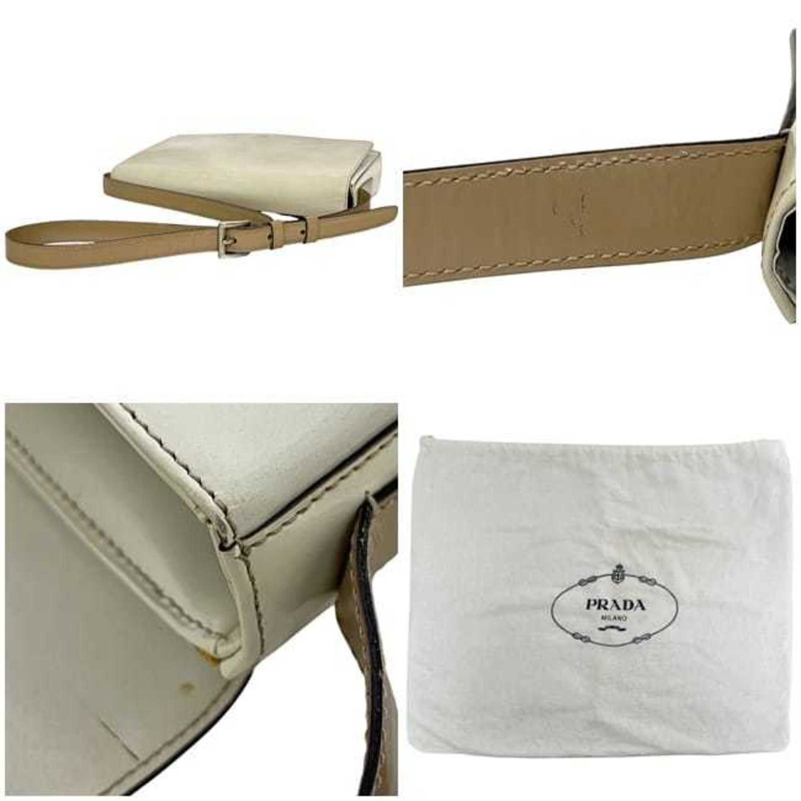 Shoulder Bag Leather by Prada - 11