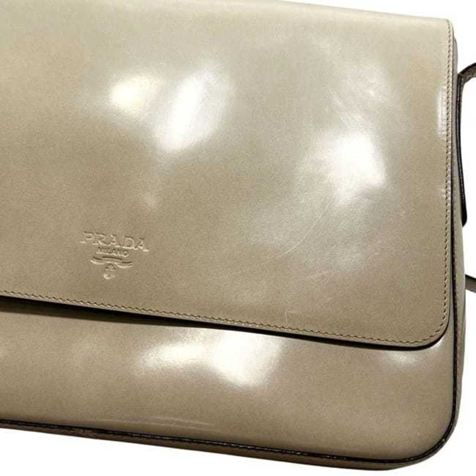 Shoulder Bag Leather by Prada - 8