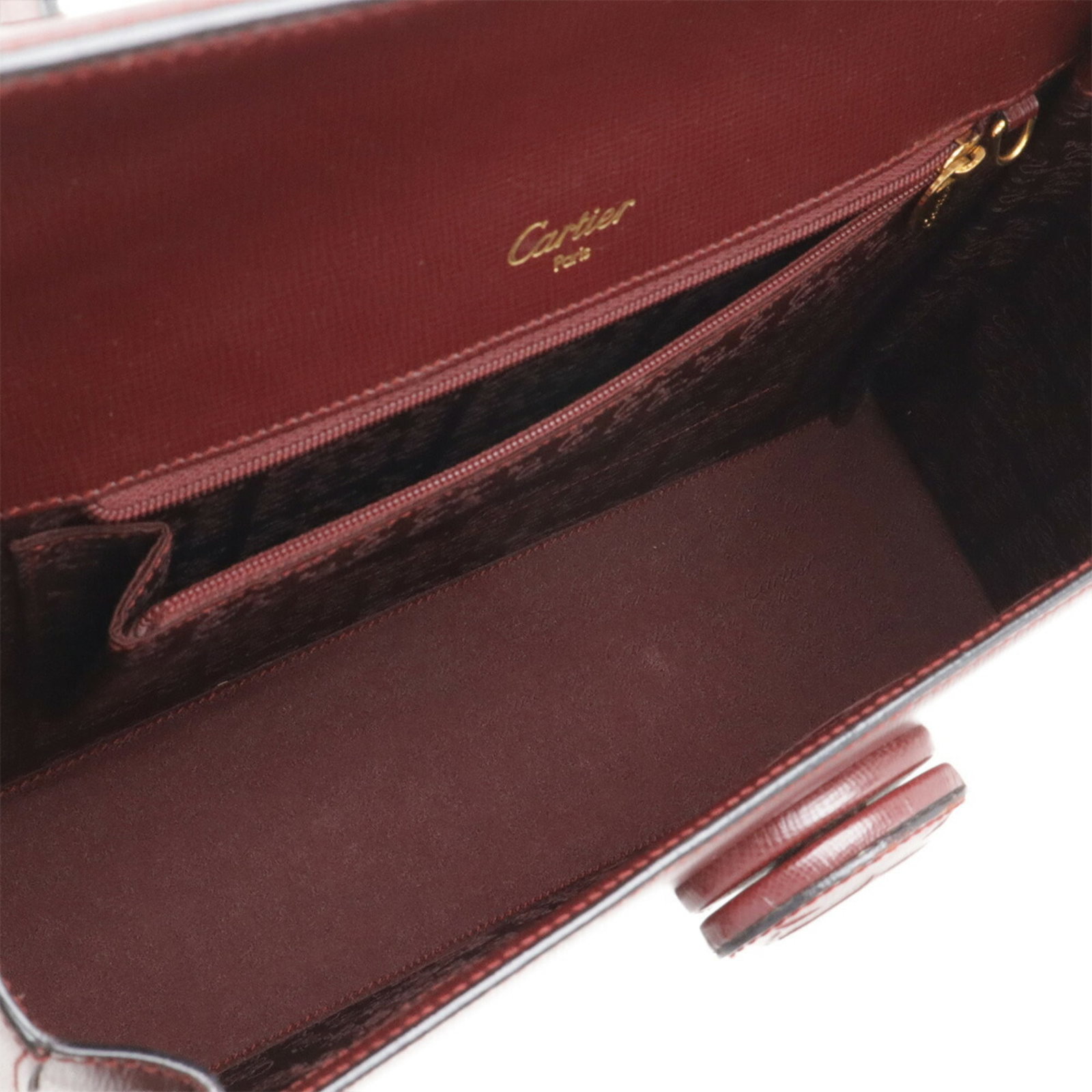 Cartier Handbag Leather - 7