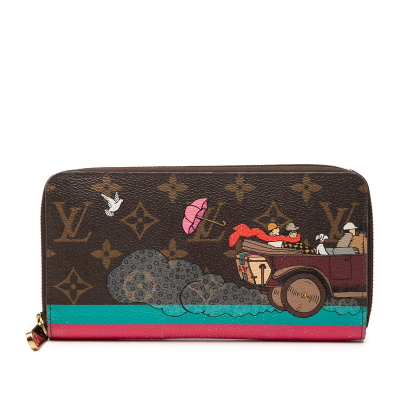 Long Wallet Louis Vuitton Pvc Bi Fold Leather: Long Wallet Louis Vuitton Pvc Bi Fold Leather This Louis Vuitton Long Wallet features a unique combination of PVC and leather materials, with a distinctive bi-fold design. Measuring 10cm x 19.5cm x