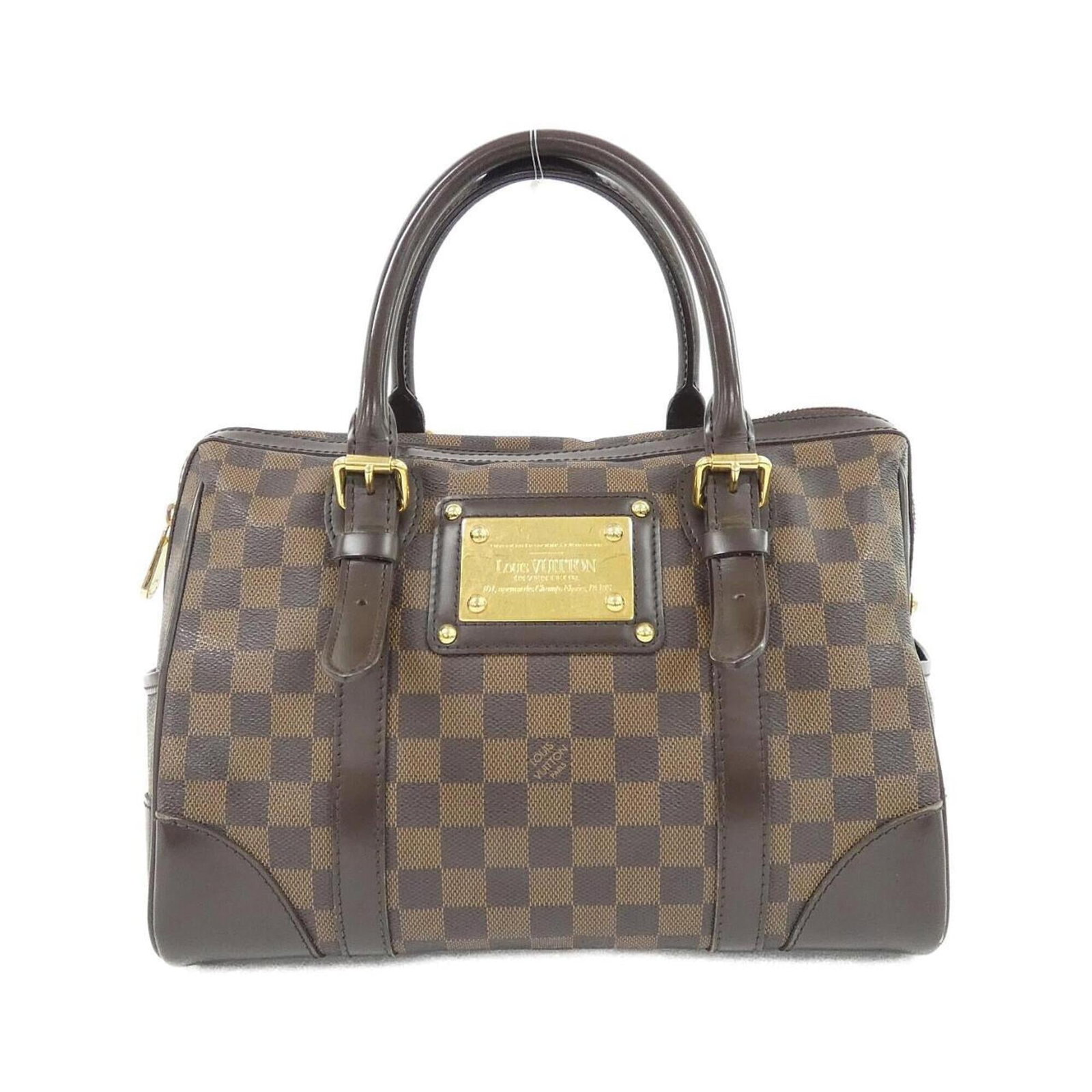 Damier canvas handbag Louis Vuitton: Damier canvas handbag Louis Vuitton Damier canvas handbag with classic Louis Vuitton design, featuring the iconic Ebene color. This stylish and timeless piece measures 22cm x 32cm x 20cm, making it a