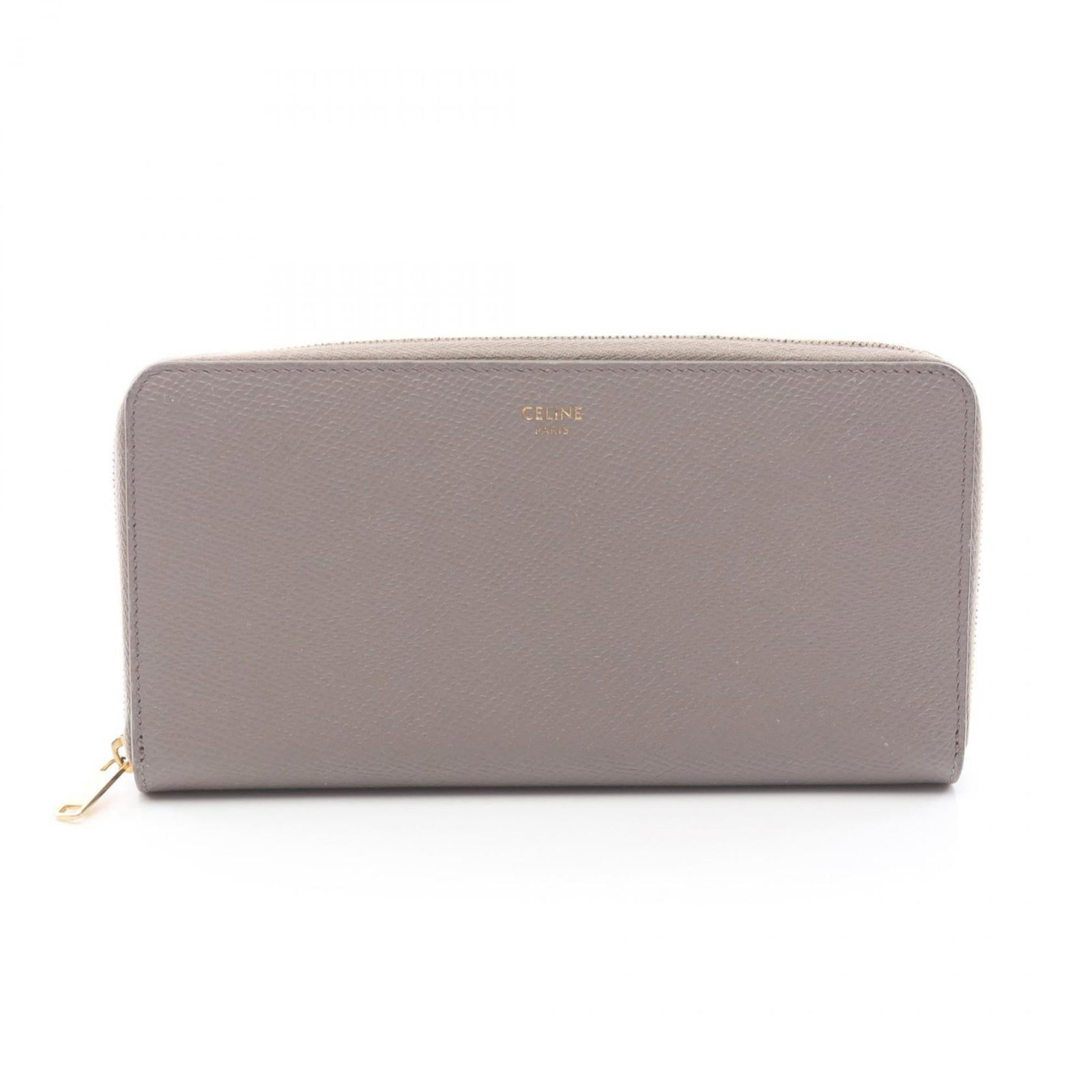 Long Wallet Celine Bi Fold Leather: Long Wallet Celine Bi Fold Leather Celine's Long Wallet in Beige features a classic bi-fold design, perfectly sized for everyday use. Made from high-quality leather, its subtle beige color adds a