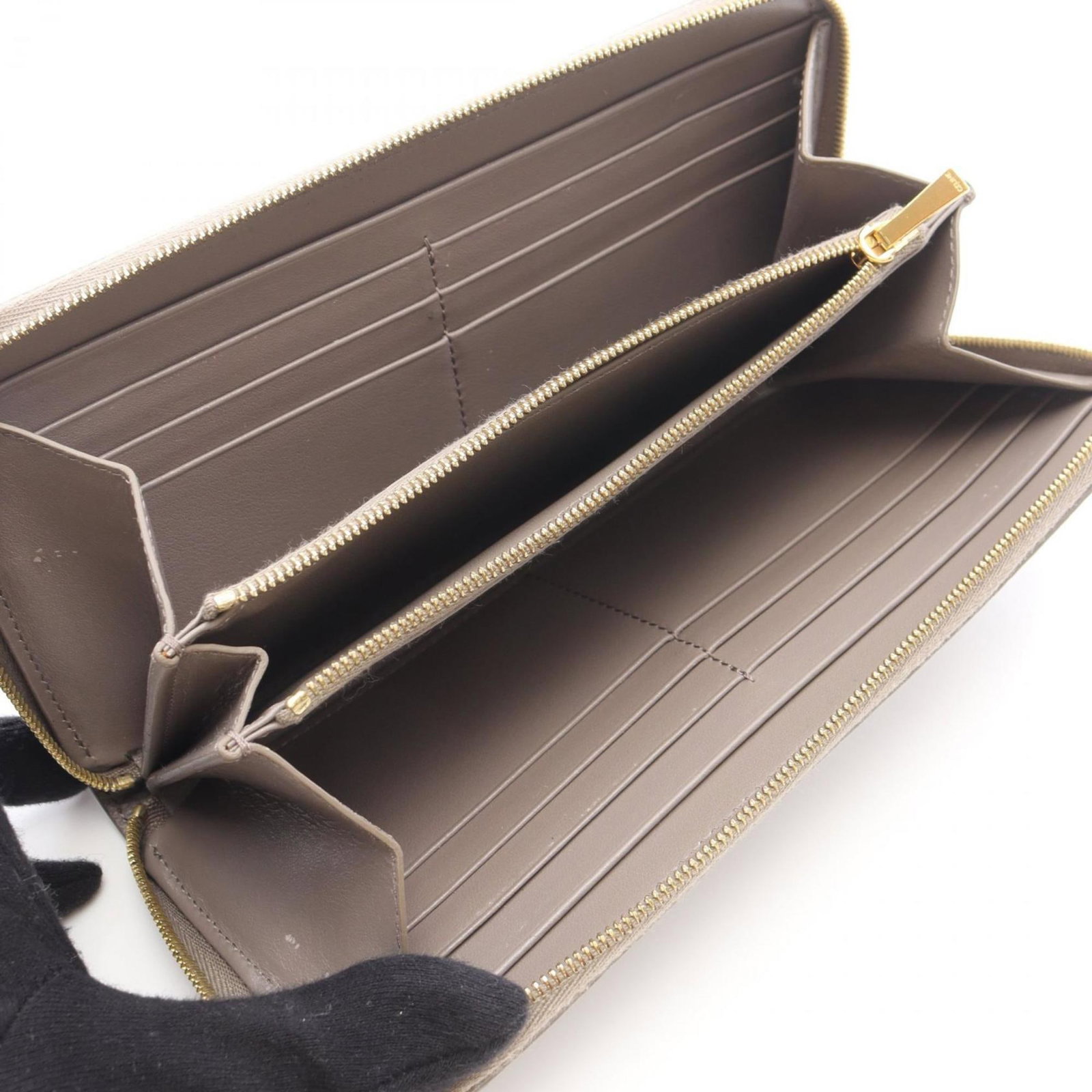 Long Wallet Celine Bi Fold Leather - 3