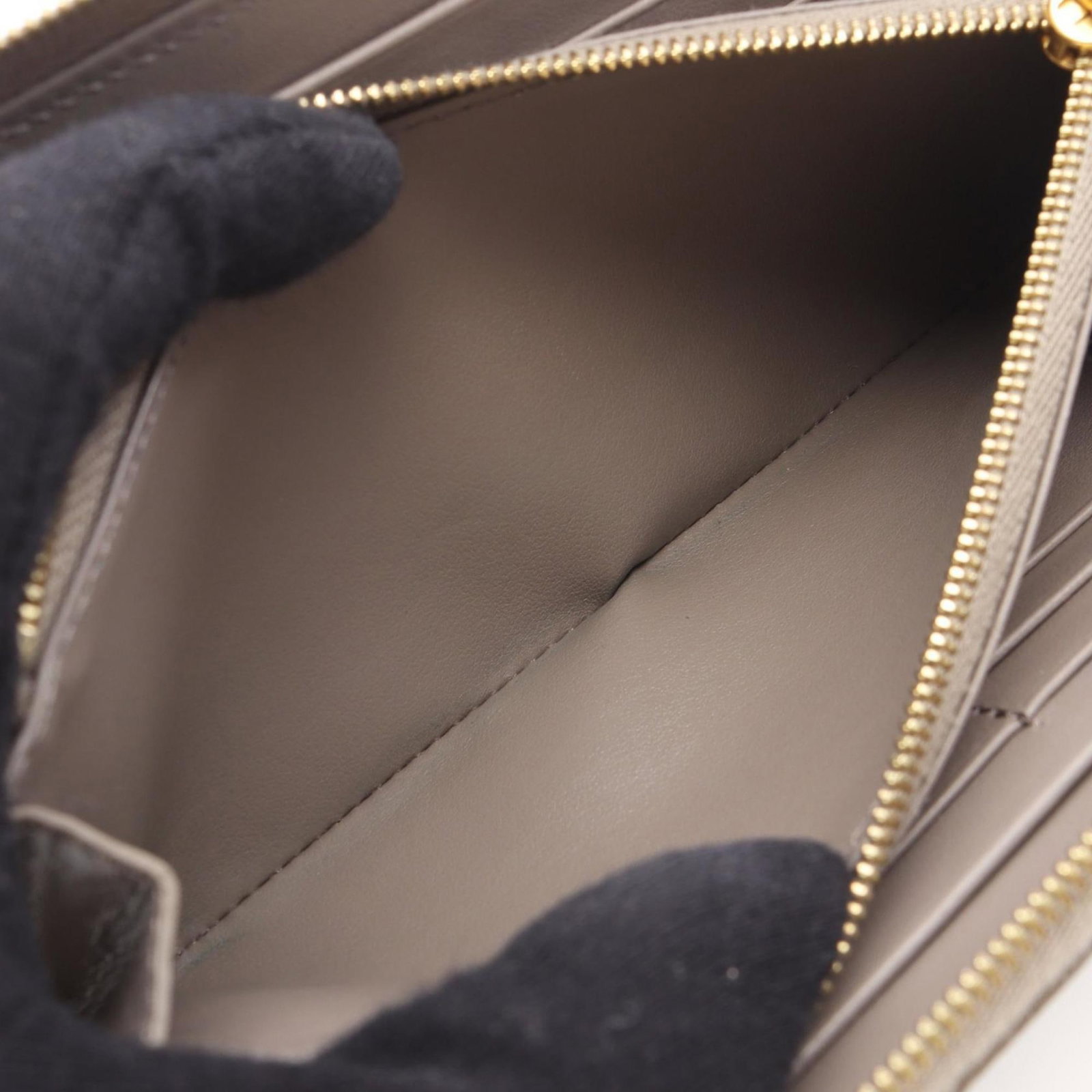 Long Wallet Celine Bi Fold Leather - 5