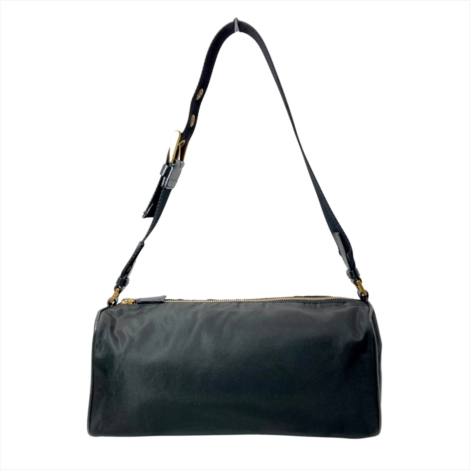 Shoulder Bag Nylon: Shoulder Bag Nylon Item Specifics: Brand: Prada Country of Origin: Italy Type: Shoulder bag Material: Nylon Color: Black Gender: Women Size (HxWxD): 12.5cm x 28cm x 12cm / 4.92'' x 11.02'' x 4.72'' Pr