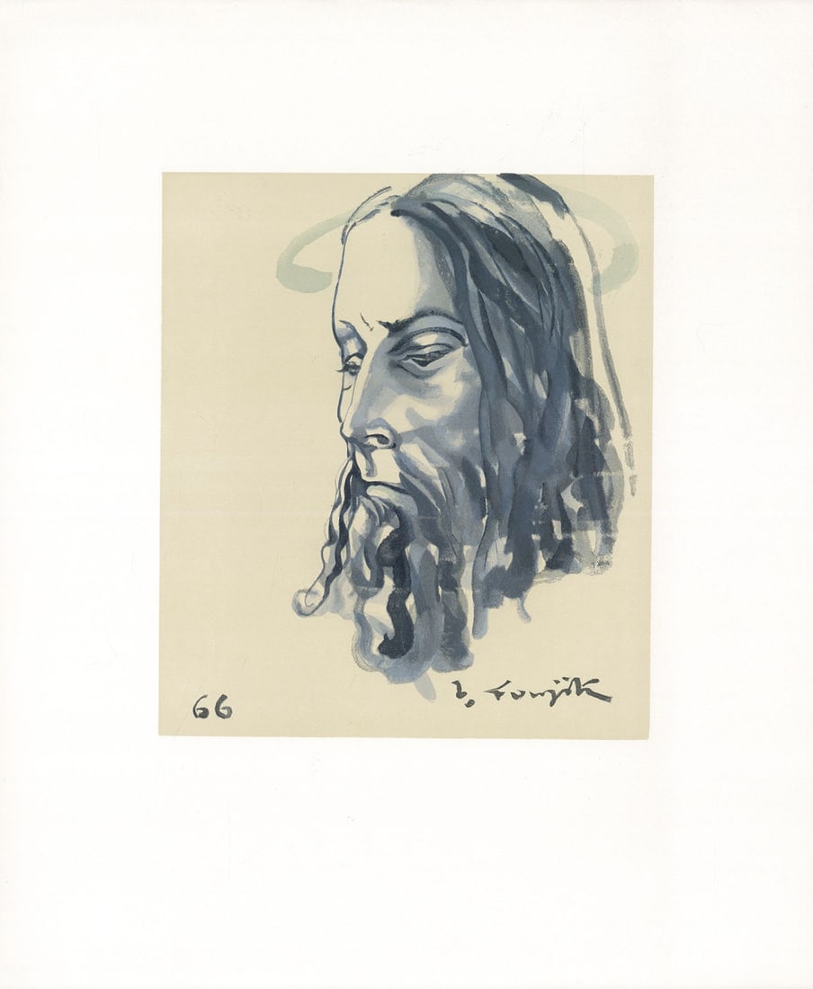 Tsuguharu Leonard Foujita Face of Christ 1966 Woodcut Print Japan Antique: Tsuguharu Leonard Foujita Face of Christ 1966 Woodcut Print Japan Antique Item Specifics: Artist: Tsuguharu Fujita (Leonard Foujita) Subject: Religious / Face of Christ Material: Woodcut on paper
