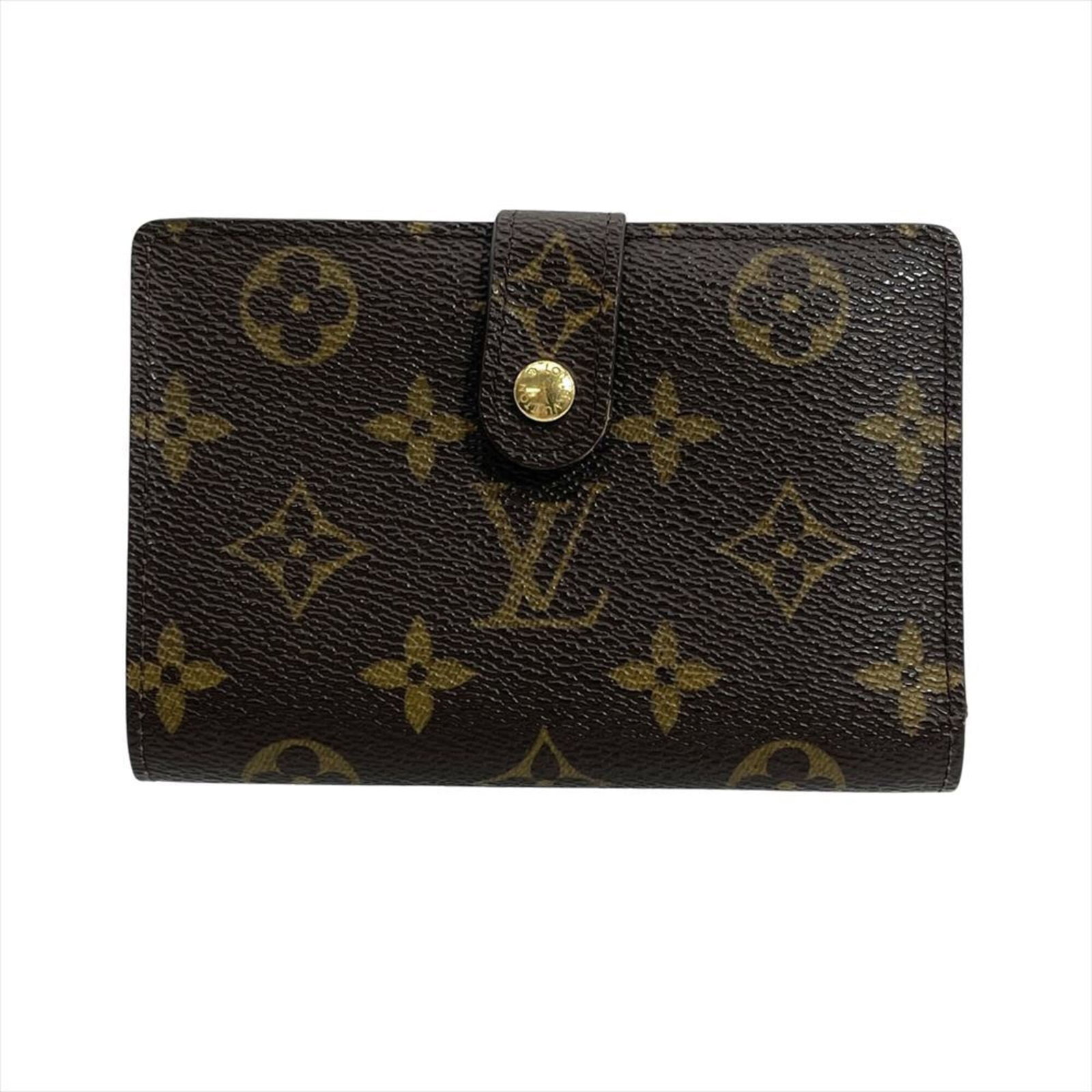 Louis Vuitton Wallet (Bi-Fold) Monogram: Louis Vuitton Wallet (Bi-Fold) Monogram Monogrammed with iconic Louis Vuitton design, this black bi-fold wallet boasts sleek lines and classic style. Made from high-quality materials, its durable