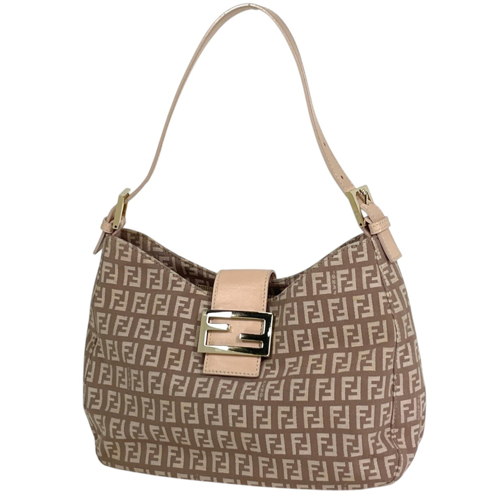 Fendi Leather Canvas Shoulder Bag (1 of 9)