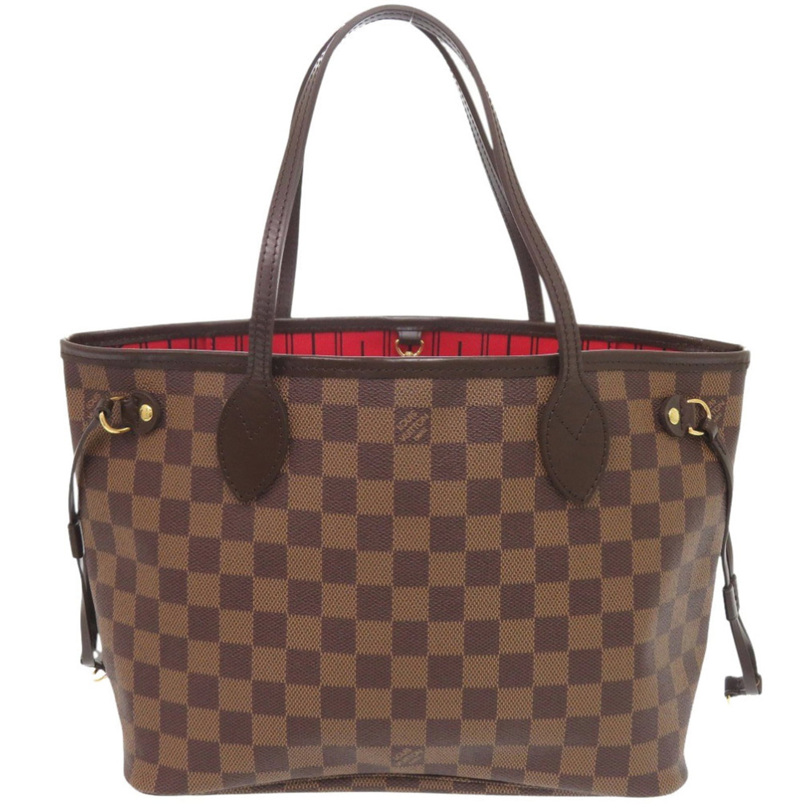 Damier canvas bag by Louis Vuitton: Damier canvas bag by Louis Vuitton Damier canvas bag by Louis Vuitton, crafted from high-quality Damier Canvas in Cerise and featuring the iconic pattern. Measuring 22cm x 28cm x 12.5cm, this tote bag