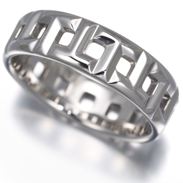 Tiffany Co true wide ring us5.25-5.5 18k 750 white gold: Tiffany Co true wide ring us5.25-5.5 18k 750 white gold 18k White Gold Tiffany & Co. True Wide Ring, US5.25-5.5 Size. This stunning ring features an 18k white gold band with a wide profile and a size 