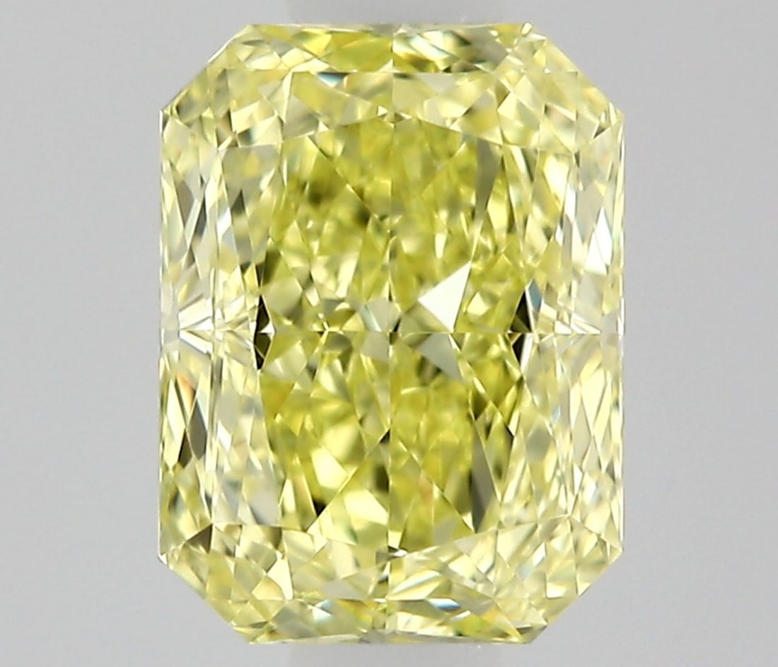 GIA Radiant 0.73ct Fancy Intense Yellow IF - Loose Natural Diamond: GIA Radiant 0.73ct Fancy Intense Yellow IF - Loose Natural Diamond GIA certification and video proof of its natural origin make this 0.73ct Fancy Intense Yellow IF diamond stand out. Its exceptional