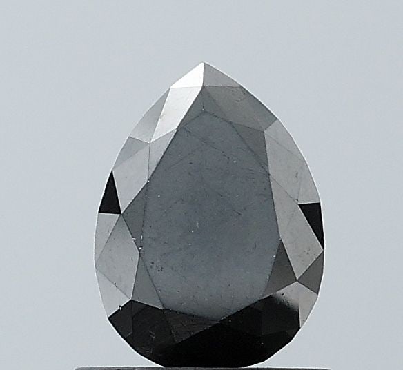 Pear 1.16ct Black VVS2 - Loose Natural Diamond: Pear 1.16ct Black VVS2 - Loose Natural Diamond A rare and striking black diamond, weighing 1.16 carats, boasts exceptional clarity with a VVS2 grade and flawless polish, making it a true natural