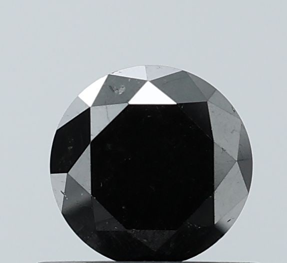 Round 0.69ct Black VVS2 - Loose Natural Diamond: Round 0.69ct Black VVS2 - Loose Natural Diamond 0.69ct Black VVS2 - Loose Natural DiamondThis rare black diamond boasts exceptional clarity, with a VVS2 grade indicating minimal inclusions. Its EX