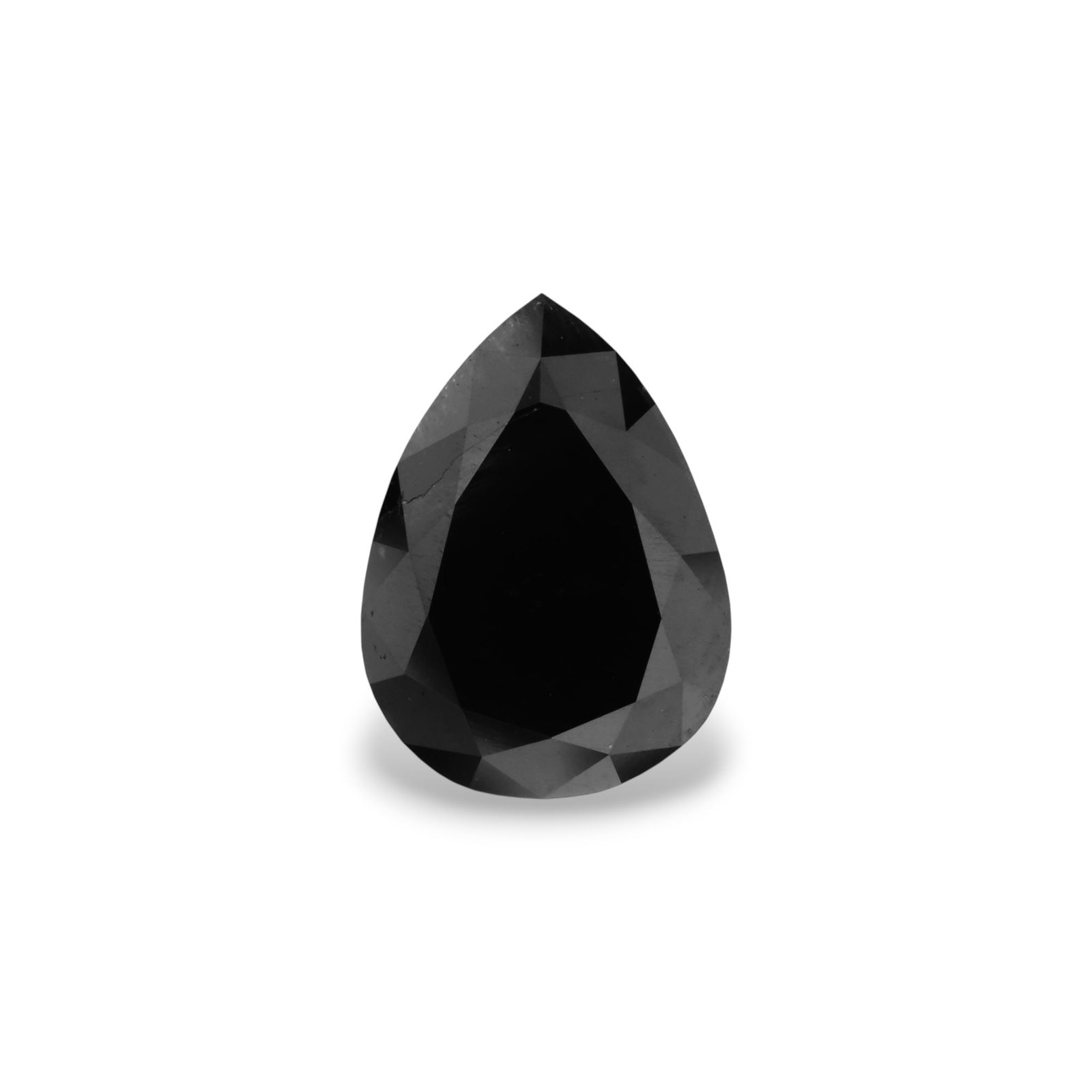 GIA Pear 3.07ct Fancy Black VVS2 - Loose Natural Diamond: GIA Pear 3.07ct Fancy Black VVS2 - Loose Natural Diamond GIA-certified Fancy Black diamond with exceptional clarity and polish, boasting a vibrant black color. This loose natural diamond measures 3.07