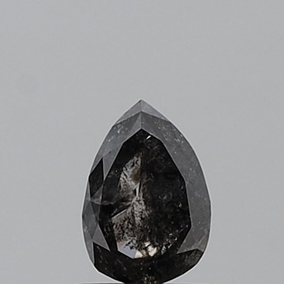 Pear 1.02ct Salt And Pepper VVS2 - Loose Natural Diamond: Pear 1.02ct Salt And Pepper VVS2 - Loose Natural Diamond The 1.02ct Salt And Pepper VVS2 loose natural diamond boasts exceptional clarity and polish, with EX symmetry and measurements that make it a s