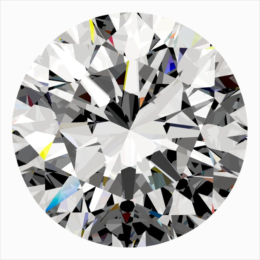GIA Round 0.4ct F VVS2 - Loose Natural Diamond: GIA Round 0.4ct F VVS2 - Loose Natural Diamond GIA Round diamond with exceptional clarity and polish, boasting an EX symmetry. This natural stone weighs 0.4 carats and features a color grade of F, mak