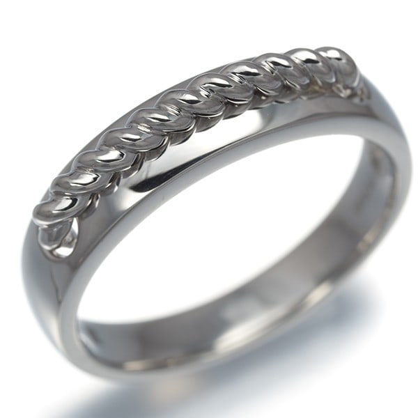 Twist Platinum Ring 900 - 2