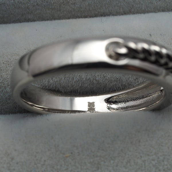 Twist Platinum Ring 900 - 4
