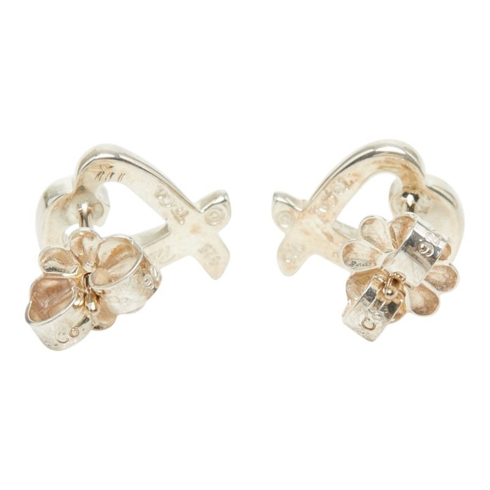 Silver Stud Earrings Tiffany - 3