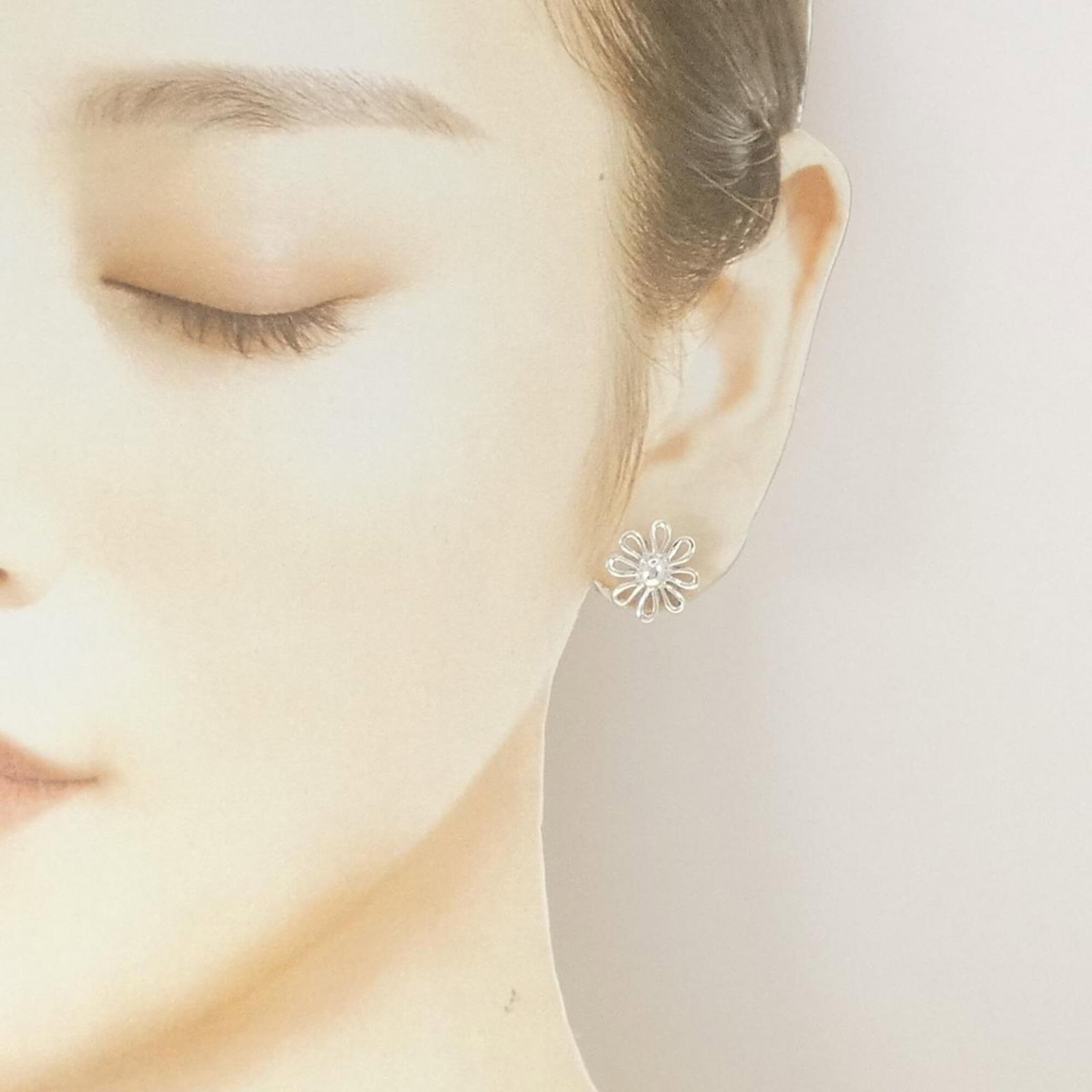 Silver Stud Earrings Tiffany - 4