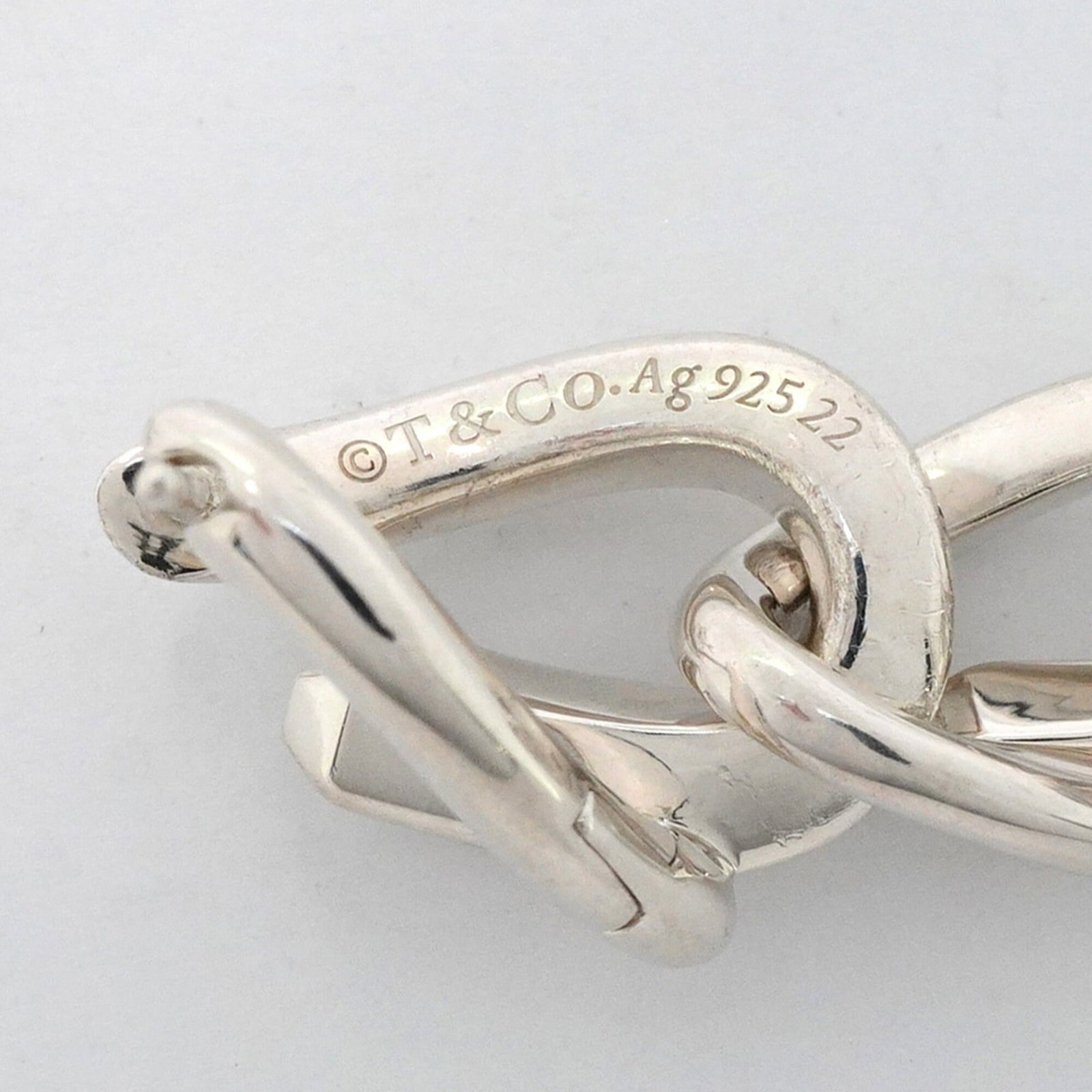 Silver Stud Earrings Tiffany - 4