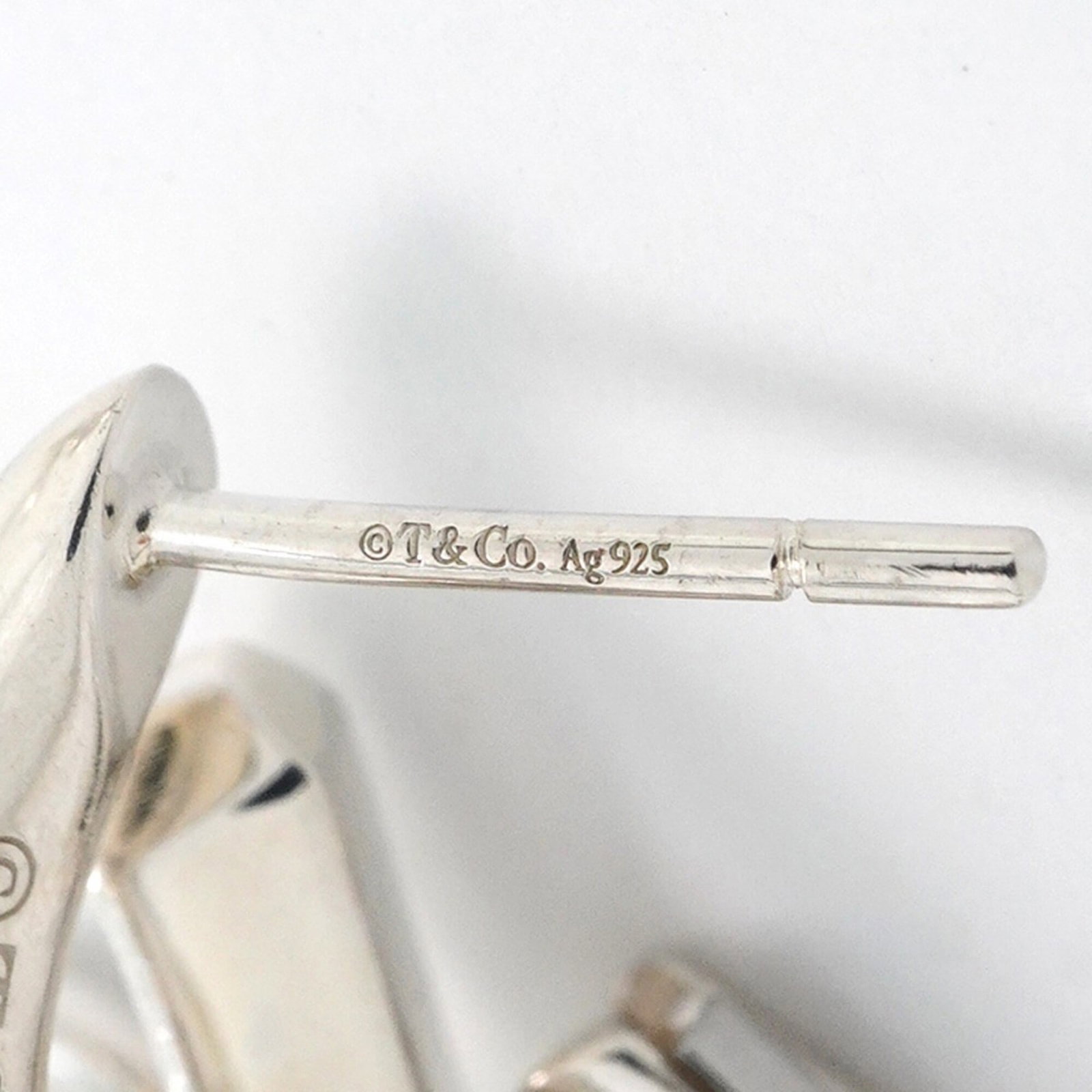 Silver Stud Earrings Tiffany - 5