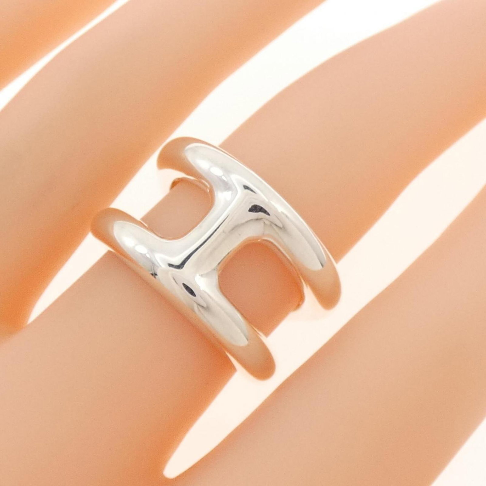 Ring silver band 925 by Hermes - 5