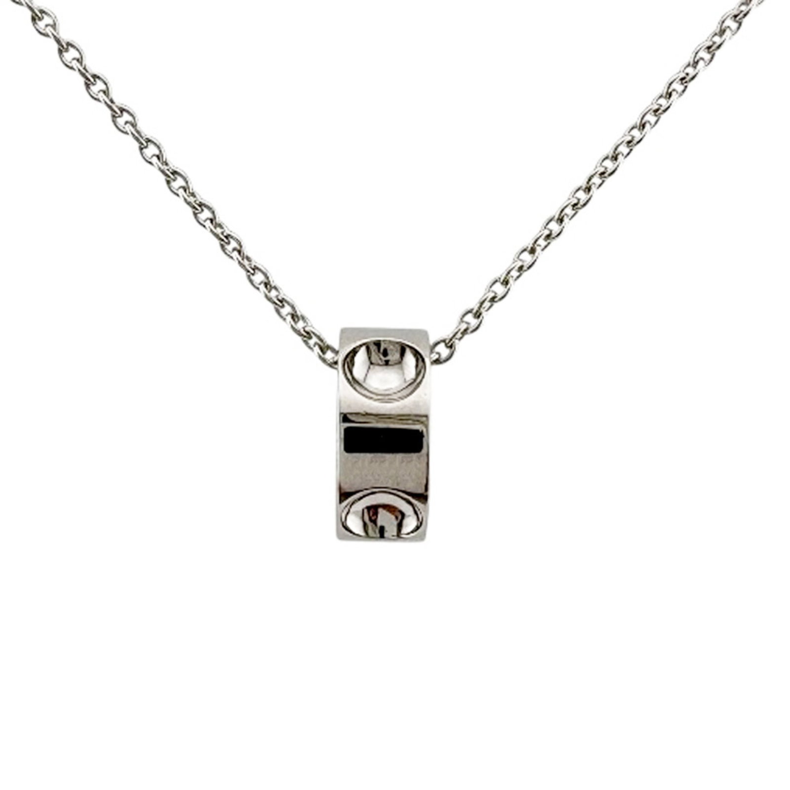 Louis Vuitton Pendant Empreinte Necklace 18K White Gold Women'S Louis Vuitton: Louis Vuitton Pendant Empreinte Necklace 18K White Gold Women'S Louis Vuitton 18K White Gold Louis Vuitton Pendant Empreinte Necklace for Women features an 11mm x 4.5mm pendant with a 40 cm / 15.74'' 