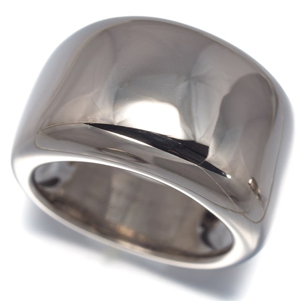 Cartier Ring Nouvelle Vague Eu52 18K 750 White Gold: Cartier Ring Nouvelle Vague Eu52 18K 750 White Gold Cartier's Nouvelle Vague Eu52 ring boasts sleek design with a 13.7mm width, making it a striking addition to any collection. Crafted from 18k white 