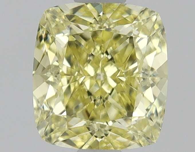 GIA Cushion Brilliant 0.5ct Fancy Intense Yellow FL - Loose Natural Diamond: GIA Cushion Brilliant 0.5ct Fancy Intense Yellow FL - Loose Natural Diamond GIA certified, this 0.5ct Fancy Intense Yellow diamond boasts an EX polish and VG symmetry, making it a standout among its p