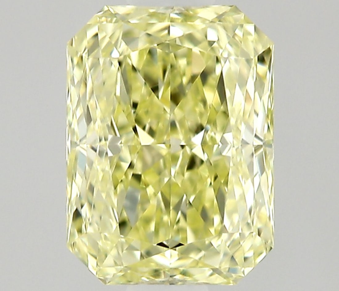 Radiant 0.42ct Fancy Light Yellow IF - Loose Natural Diamond: Radiant 0.42ct Fancy Light Yellow IF - Loose Natural Diamond 0.42ct Fancy Light Yellow IF - Loose Natural Diamond, boasting exceptional clarity and vibrant color, showcases its radiant beauty in