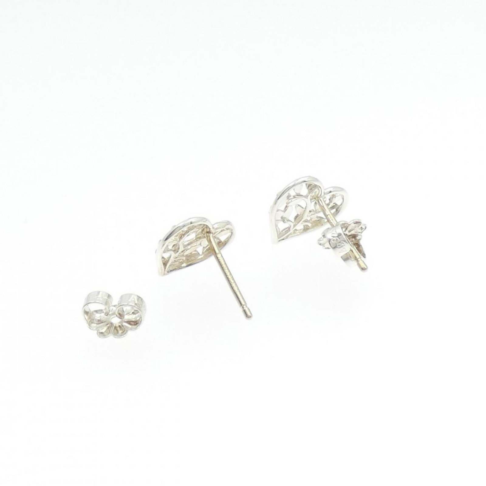 Silver Stud Earrings Tiffany - 3